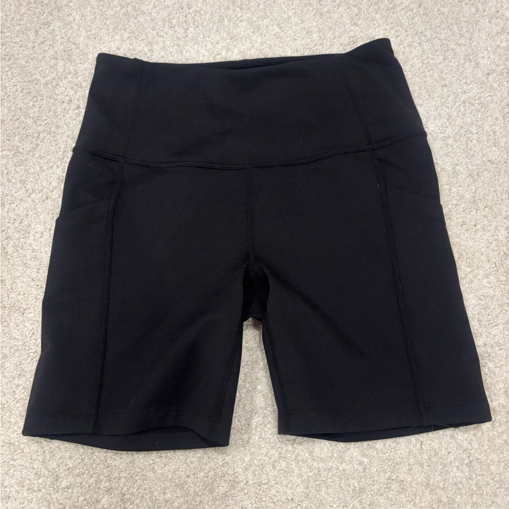 Women's Black Bike Shorts